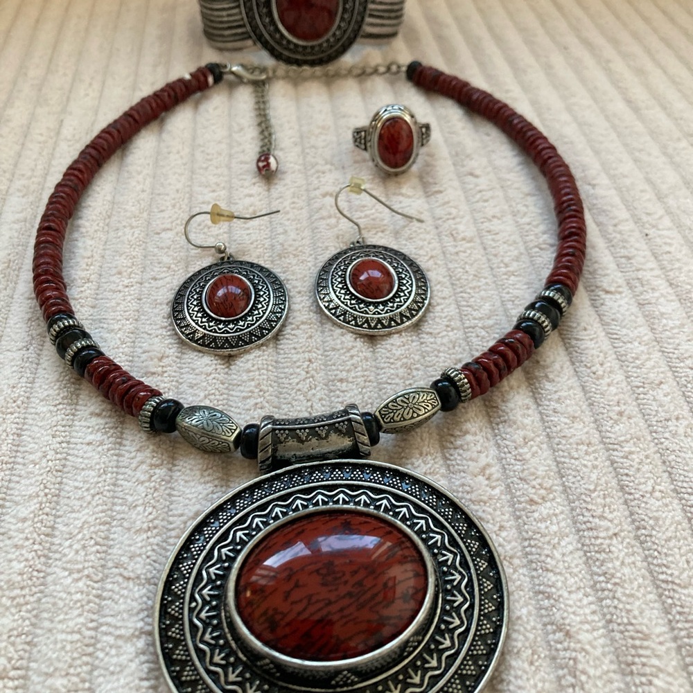 Costume jewelry, statement, bold, western